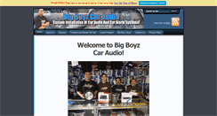 Desktop Screenshot of bigboyzcaraudio.com