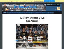 Tablet Screenshot of bigboyzcaraudio.com